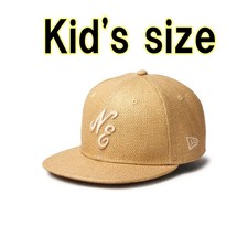 New Era Youth 9FIFTY Cap Classic logo Paper Natural Beige One size 14391992