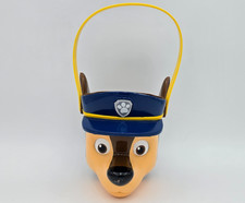 Paw Patrol Chase Bucket Basket Trick-or-Treat Halloween Candy SEE PICTURES