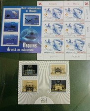 3 BLOCS TIMBRES MONACO NEUFS**