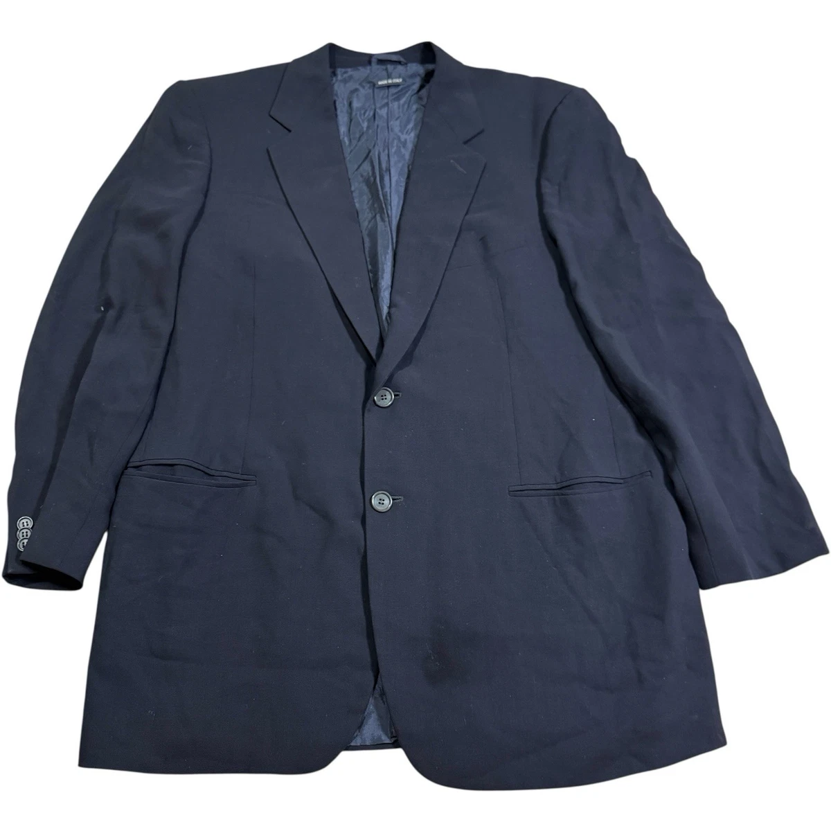 Traje De Dos Piezas Para Hombre Giorgio Napoli - Corte Clásico Moderno, Dos Botones, Tejido Tipo Tweed, Tallas 36-54