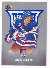 2025-26 UD NY Rangers Centennial True to the Blue #45 Eddie Olczyk /1926