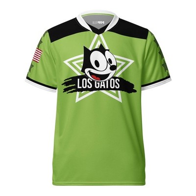 Los Gatos Felix The Cat #21 PopFelix Fictional Unisex Soccer Sports Jersey