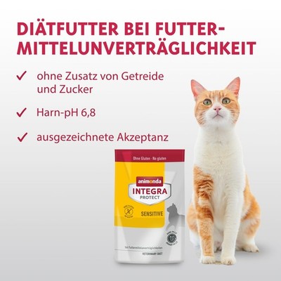 Katzenfutter animonda INTEGRA PROTECT Sensitive 1200g getreidefrei Diätfutter