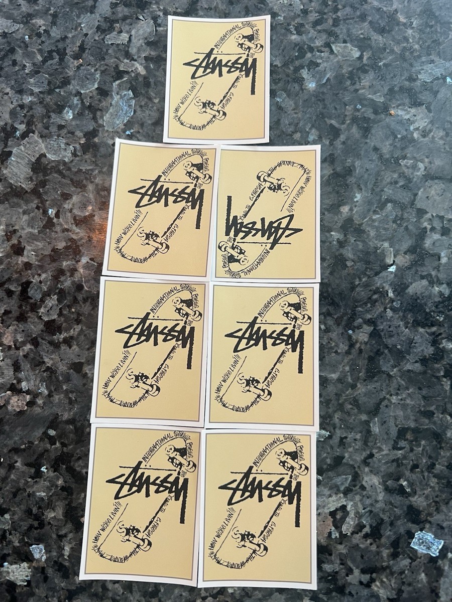 Stussy International Sticker Pack Of 7 Skateboarding | eBay
