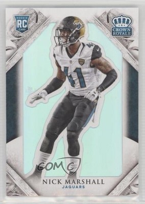 2015 Panini Crown Royale Rookie Silver 74/199 Nick Marshall #121 Rookie RC 3n1