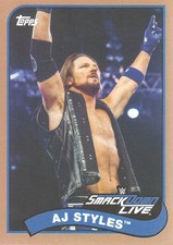 2018 Topps Heritage WWE Bronze Parallel Wrestling Cards Pick from List