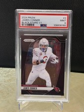 2024 Prizm James Conner Black Stars 1/1 #2 PSA 9 Arizona Cardinals 🔥