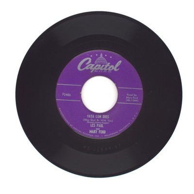 Les Paul; Mary Ford - Vaya Con Dios; Johnny - Vinyl Record 45 RPM 7'' (VG)