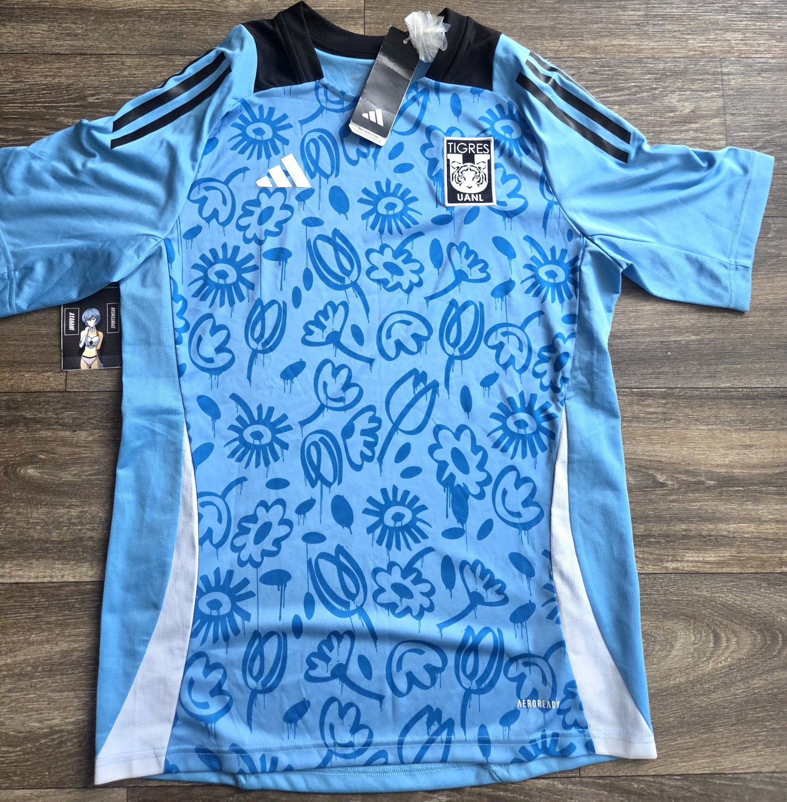 Adidas Tigres UANL 2023 Earth Day Futbol Soccer Jersey Youth Size XL IS2773