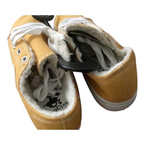 New! Beverly Hills Polo Club ladies Lace Up Shoe Lined yellow or white Asst Size - Picture 4 of 9