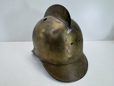 Vintage antik Feuerwehrhelm Pickelhaube Metallhelm Sammler Requisite #9109