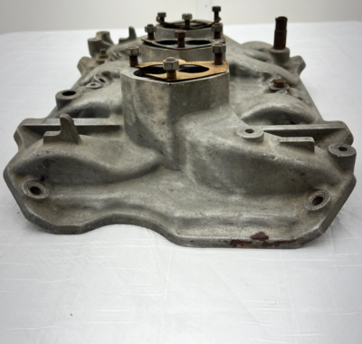 Edelbrock P600 318 Poly 3x2 Intake Manifold Stromberg 97 Carbs
