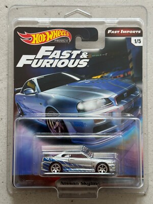 2017 Hot Wheels Premium Fast & Furious NISSAN SKYLINE GT-R R34