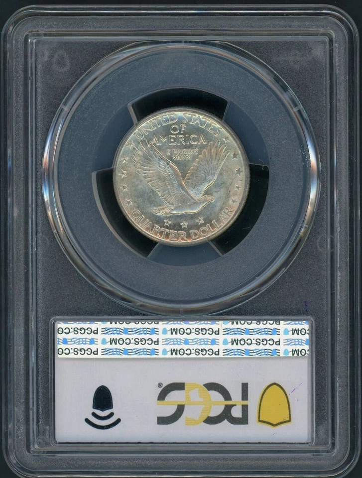 :1926-D 25C STANDING LIBERTY QUARTER CHOICE PCGS MS63 BLAST WHITE RARITY R2 - Image 2 of 2
