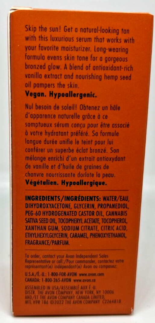 Veilment Lumiere~Sunless Tanning Serum~Medium/Dark~.95 fl. oz~sold by Avon~NIB