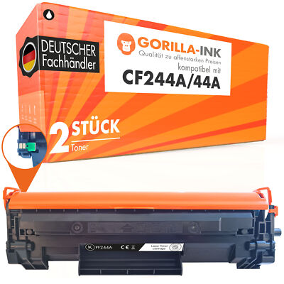 XXL 2x Toner für HP 44A CF244A LaserJet Pro MFP M28w M15w M15a M28a M17w M29w
