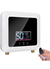 Tankless Water Heater,5500W LED Display/Self Modulating/Point of Use 110V Instan