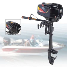 3.5/4/6/6.5/7HP HANGKAI Outboard Motor Boat Engine 2/4 Stroke Water/Air Cooling