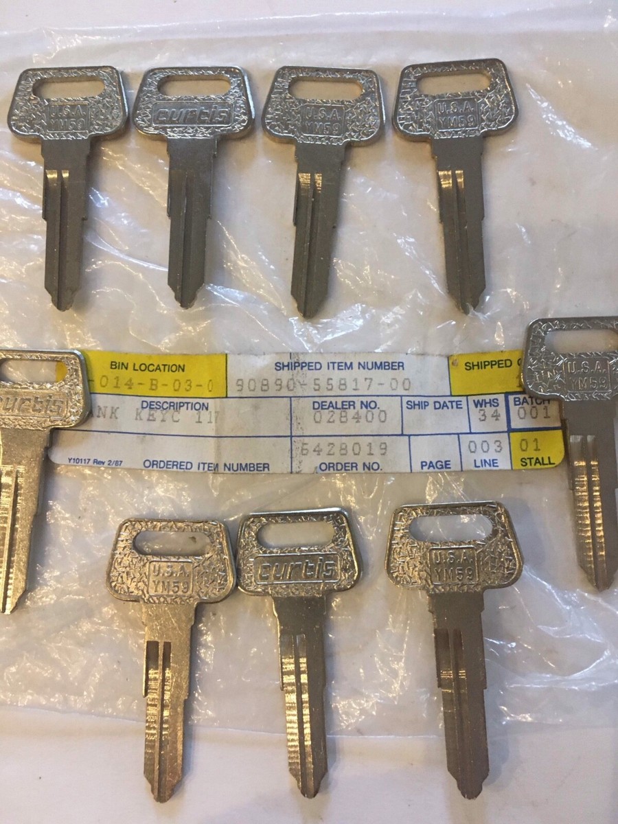 からん YAMAHA KEY BLANKS FIT MANY BIKES,ATVS 90890-55817-00-00 | eBay