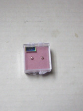 Baby First Earrings By Kelli's, Pink, Faux Pearls Balls, Studs, Brand New