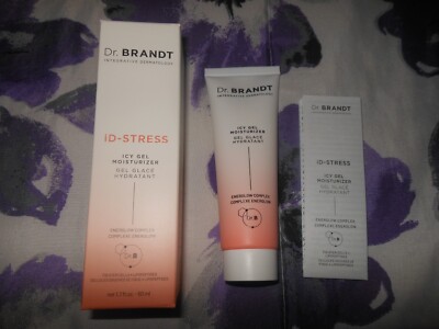 DR BRANDT ID-STRESS ICY GEL MOISTURIZER 1.7 OZ HYDRATES VEGAN NEW IN BOX