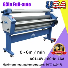 QOMOLANGMA 63in Full-auto Wide Large Format Cold Laminator, with Heat Assisted