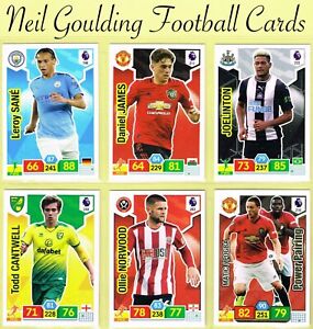 Panini Premier League Adrenalyn Xl 19 Football Cards 181 To 270 Ebay