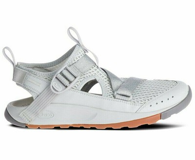 metallic silver chacos