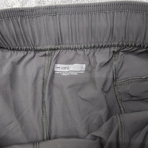 Janji Omni 4" Shorts Womens Large Midnight black trail UPF 50+ stretch NEW - Picture 7 of 11