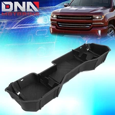 FOR 2007-2019 SIERRA SILVERADO CREW CAB UNDERSEAT STORAGE BOX TOOL ORGANIZER BIN