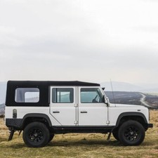 Defender 110 Mohair Top WSW Smoke Stud On - Black AWT110SMSTDBL