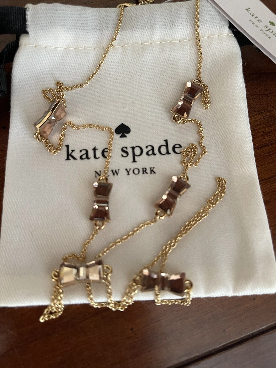 Kate spade crystal necklace online