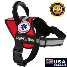 Service Dog Harness Vest Patches ADA Reflective Waterproof ALL ACCESS CANINE™