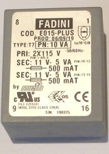 E015-PLUS Trasformatore per Centralina Fadini Elpro 15 plus Girri 130