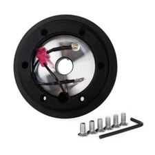 Black Steering Wheel Short Hub Adapter For Camry Corolla Tacoma Yaris 4Runner