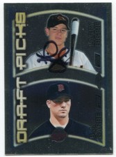 2000 Topps Chrome Larry Bigbie Signed Card Baseball MLB Autographed AUTO #209