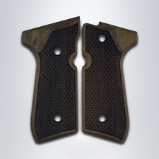KSD Brand Beretta 92FS, 92A1, 92G, 92D, 96, M9 Walnut Grips Dragon Skin