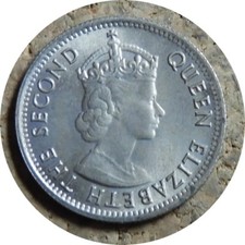 elf Malaya & British Borneo  5 Cents 1958 H  Elizabeth II