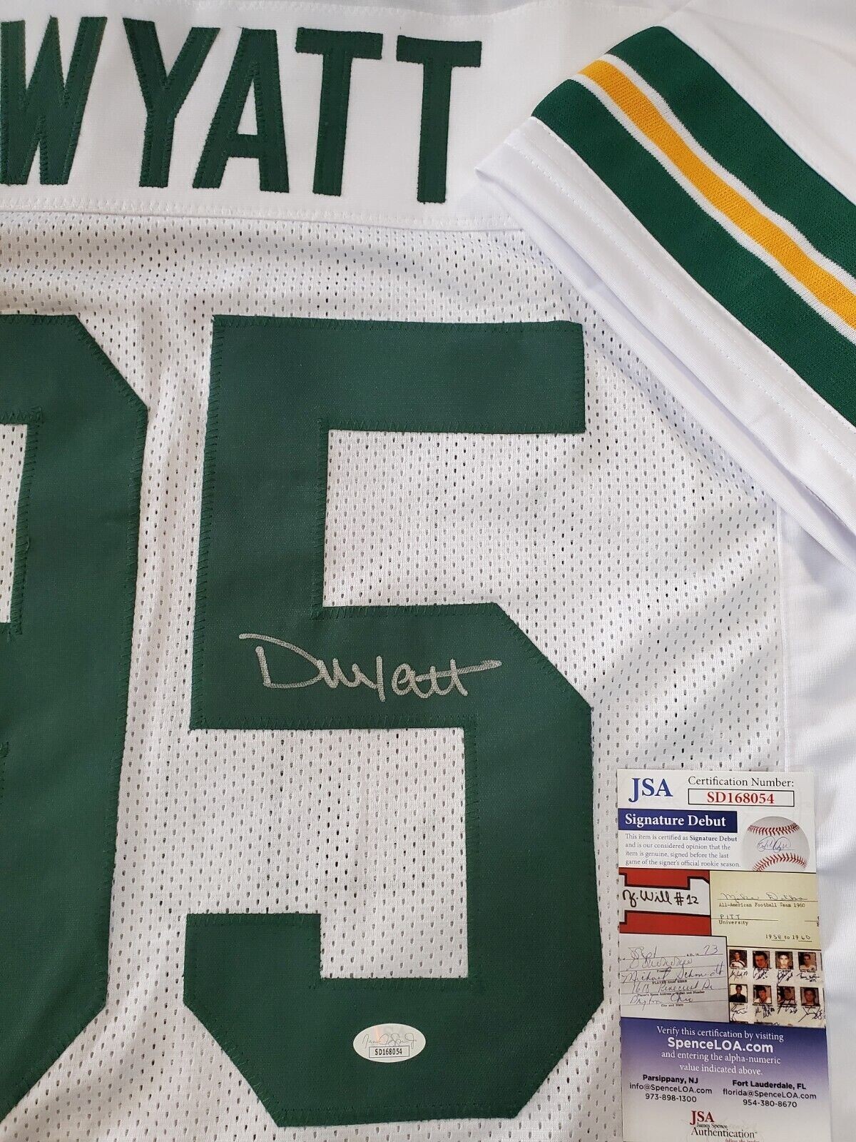 Devonte Wyatt Green Bay Packers Signed Autograph Custom Pro Style