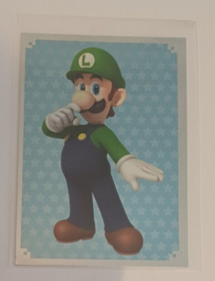 Panini Nintendo Super Mario Play Time Sticker Nr.3 LUIGI Sticker Chrom Sticker Bild