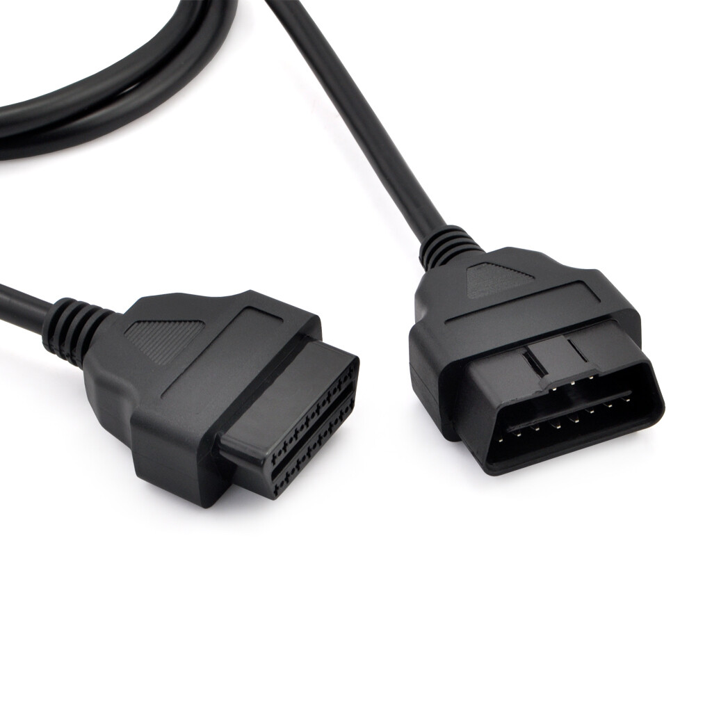 IKKEGOL 33ft OBD2 Extension Cable - Male To Female Diagnostic Extender For Car Scanners