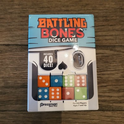 Battling Bones Dice Game - 40 Dice - Pressman - 2 to 4 Players