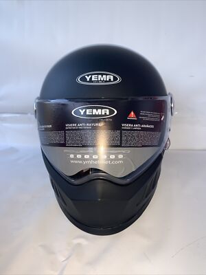 Motorcycle Full Face Helmet DOT And ECE Approved - YEMA YM-831 Motorbike Mope xL