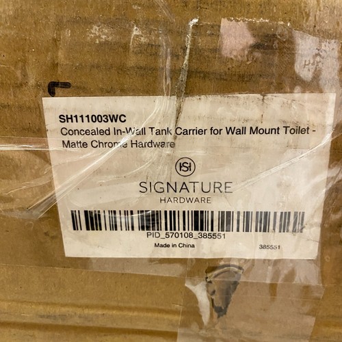 Signature Hardware Concealed In-Wall Tank Carrier for Wall Mount Toilet -Matte.. - Picture 8 of 9