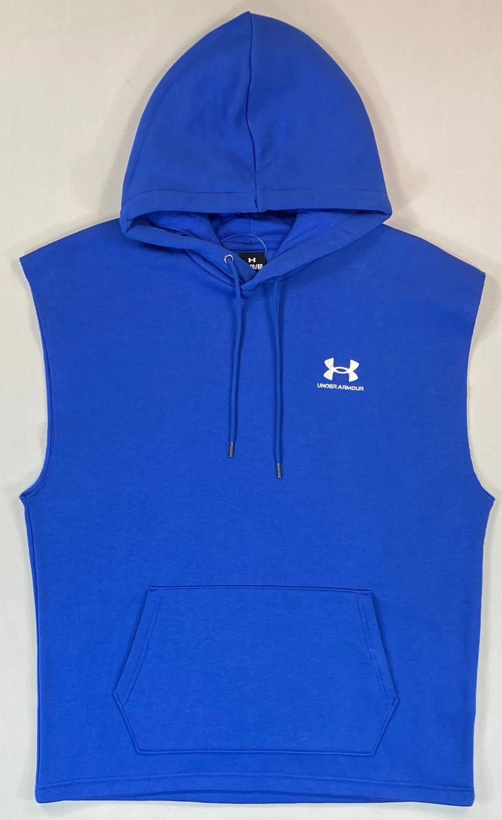 Men's Under Armour UA Icon Loose Fit Fleece Sleeveless Hoodie 1389344 NEW