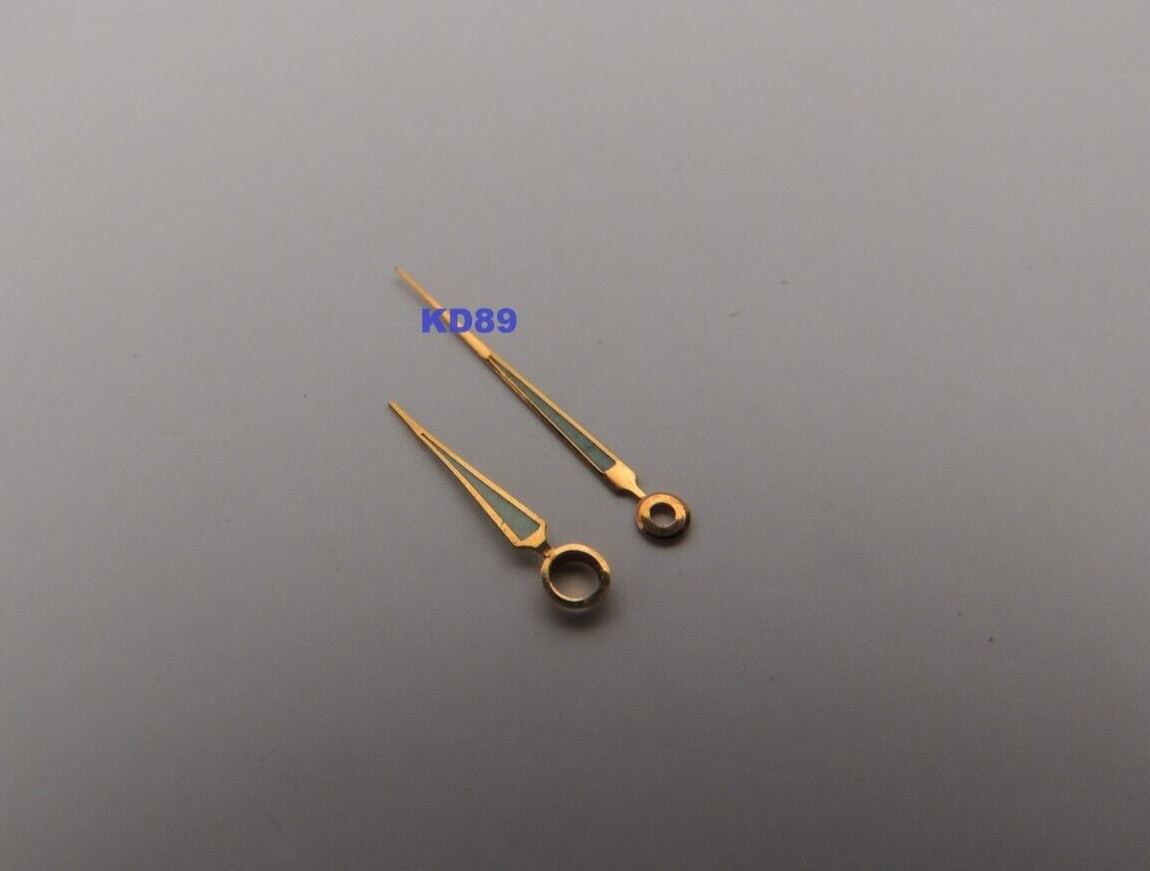 Aiguilles lumineuses pour réparer le cadran Oméga 370 or rose