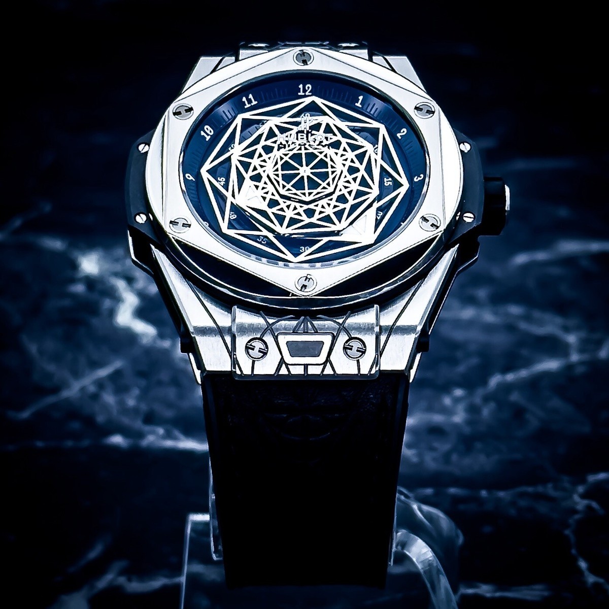 Hublot Big Bang Sang Bleu Titanium Limited of 200 Ref#415.NX