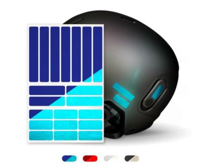 reflexsticker Streifen | 6 Farben | reflektierende Aufkleber | Reflektor Fahrrad