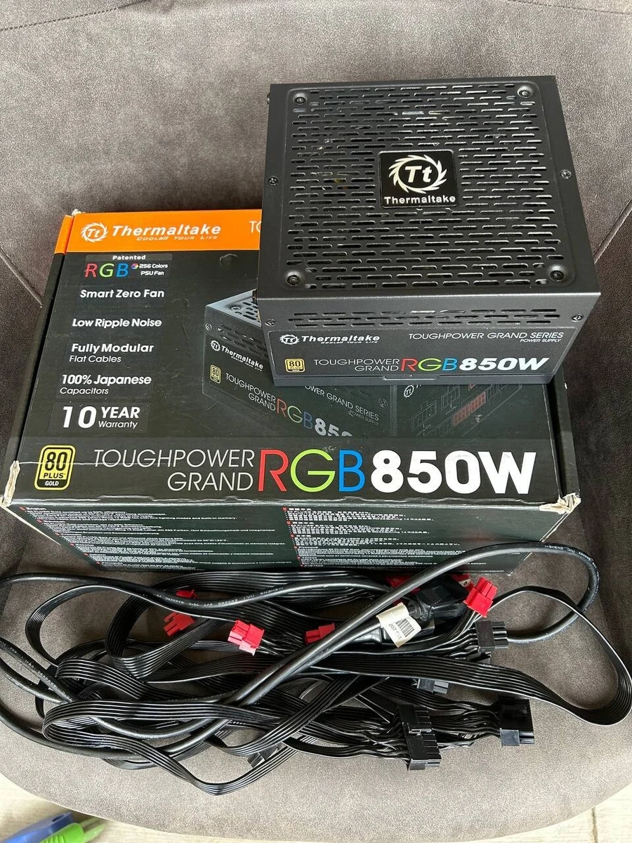 Thermaltake Toughpower Grand RGB 850W 80+ Gold Smart Zero 256 ...