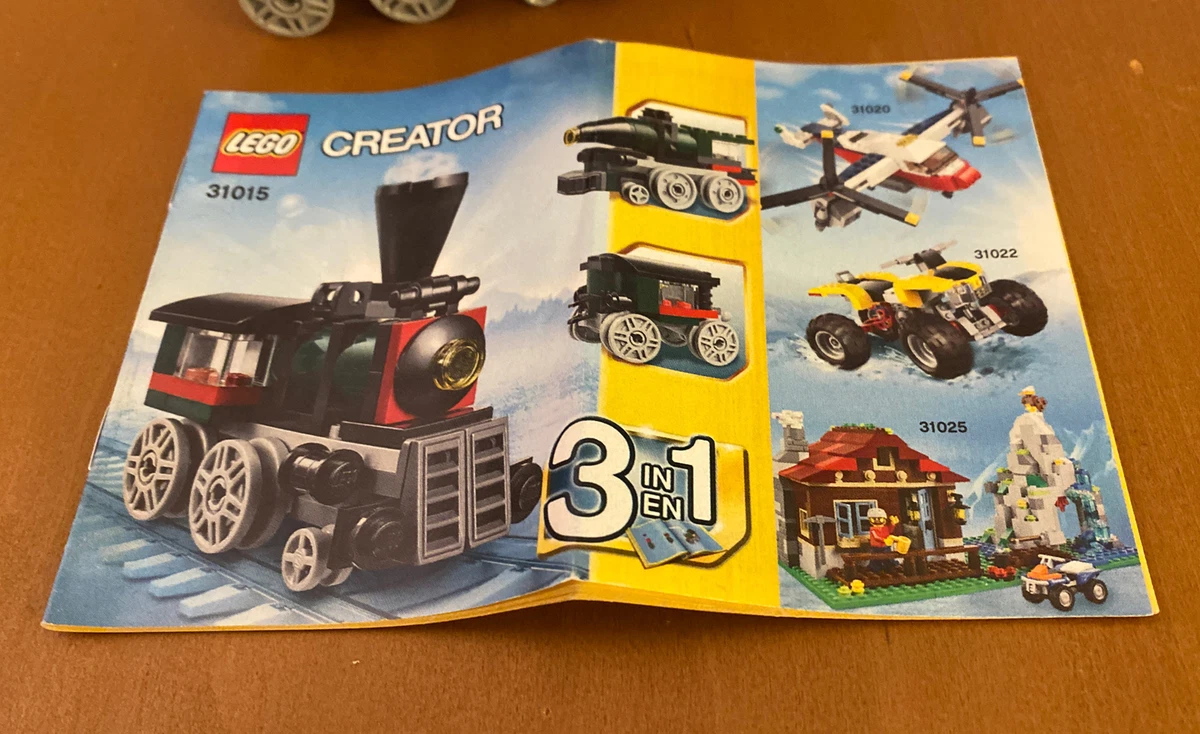 LEGO Creator 31015 Emerald Express Train Complete See